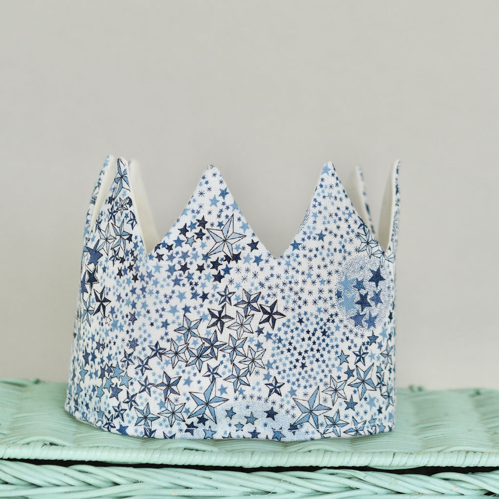 Liberty Stars Crown -Blue Linen