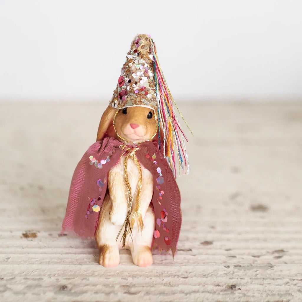 Princess Bunny with Rhubarb pink cape