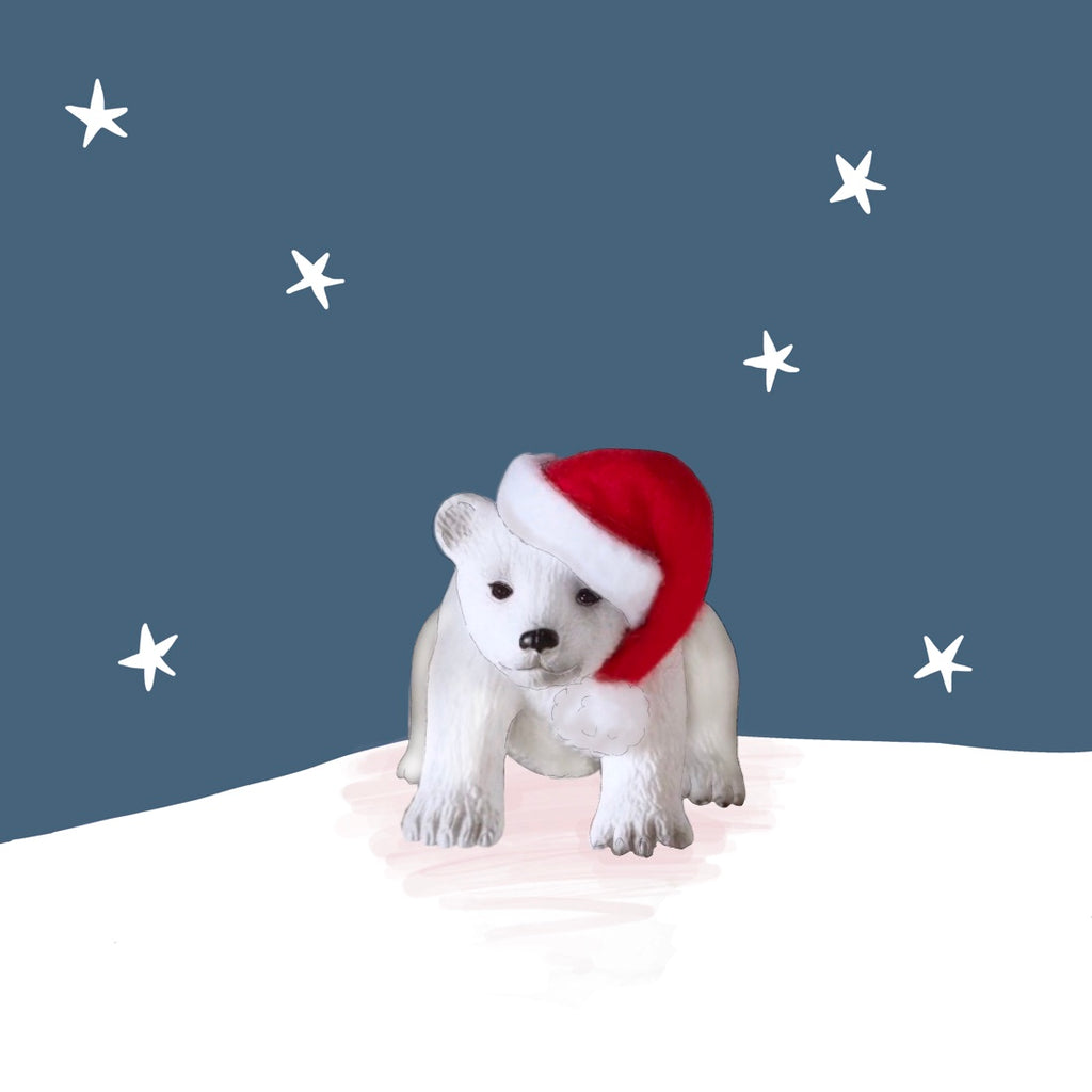 Christmas Polar Bear Cub C